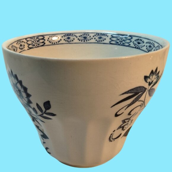 J G Meakin Blue White Floral Teacup Nordic Vintage Ceramic Cup - Picture 5 of 13